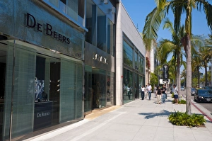 Images Dated 19th May 2009: Rodeo Drive, Beverley Hills, Los Angeles, California, United States of America