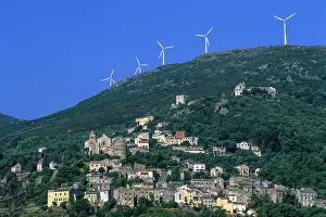 Sustainable Prints: Rogliano, village of Cap Corse, Haute-Corse department, Northern Corsica, France, Europe