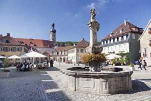 Market Square Prints: Rokoko fountain on market square