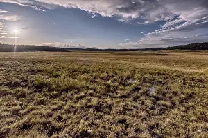 Glow Prints: The rolling hills of Pleasant Valley in the Kaibab National Forest north of Grand Canyon North Rim Arizona