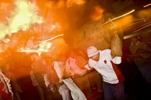 Images Dated 4th November 2006: Rolling of the Tar Barrels, Ottery St. Mary, Devon, England, United Kingdom, Europe