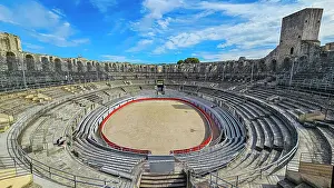 Provence Alpes Cote Dazur Prints: Roman Amphitheatre, Arles, UNESCO World Heritage Site