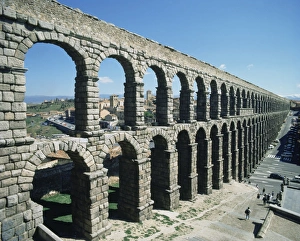Old Castile Prints: Roman aqueduct