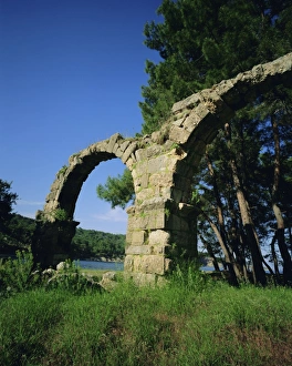 Aqueduct Prints: Roman Aqueduct at Phaselis