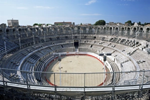 Arles Prints: Roman arena, Arles, UNESCO World Heritage Site, Provence, France, Europe