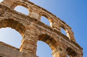 The Roman Arena, Verona, UNESCO World Heritage Site, Veneto, Italy, Europe