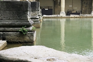 Roman Bath Prints: The Roman Baths, Bath, Avon, England, United Kingdom, Europe