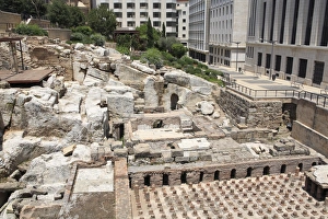 Lebanon Prints: Roman Baths, Beirut, Lebanon, Middle East