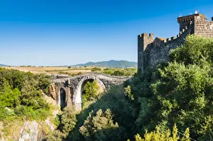Roman Bridge of the Devil, Vulci, Province of Viterbo, Latium, Maremma, Italy, Europe
