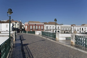 Roman Bridge Prints: Roman Bridge over the Gilao River, Tavira, Algarve, Portugal, Europe