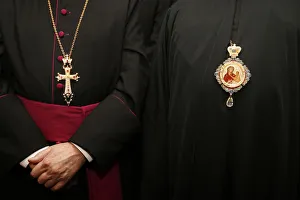 Robes Prints: Roman Catholic and Orthodox bishops, Paris, France, Europe