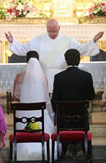 Sintra Prints: Roman catholic wedding, Sintra, Estremadura, Portugal, Europe