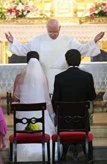 Roman catholic wedding, Sintra, Estremadura, Portugal, Europe