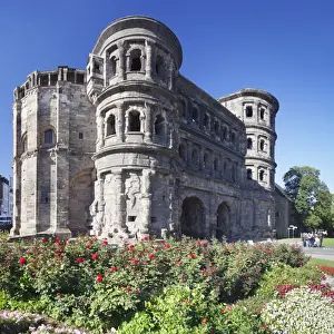 Mosel Valley Prints: Roman city gate, Porta Nigra, UNESCO World Heritage Site
