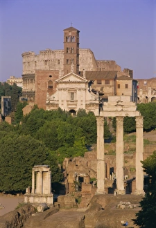 The Roman Forum and Colosseum
