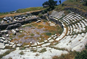 Milo Prints: Roman marble theatre near Klima