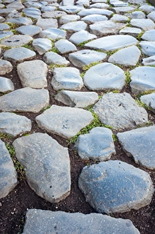 Cobbled Prints: Roman road close to Arch of Constantine