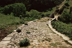 Navarre Prints: Roman road near Cirauqui