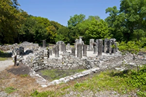 Images Dated 20th April 2008: The Roman ruins of Butrint, UNESCO World Heritage Site, Albania, Europe