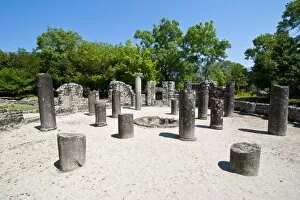 Images Dated 20th April 2008: The Roman ruins of Butrint, UNESCO World Heritage Site, Albania, Europe