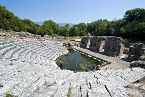 Images Dated 20th April 2008: The Roman ruins of Butrint, UNESCO World Heritage Site, Albania, Europe
