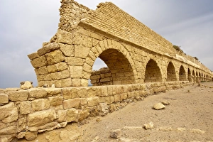 Images Dated 18th February 2009: Roman ruins in Caesarea, Israel, Middle East