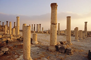 Biblical Prints: Roman ruins of Umm Qais