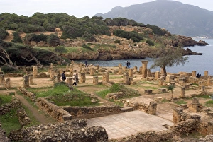 Images Dated 22nd December 2007: Roman site of Tipasa, UNESCO World Heritage Site, Algeria, North Africa, Africa