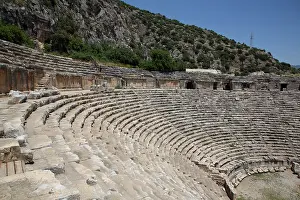 Entertainment Prints: Roman Theater, 3rd Century CE, Myra Ancient City, Demre, Antalya, Turkey