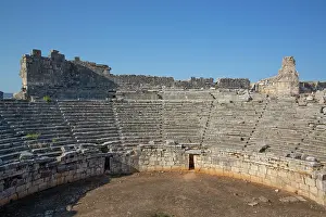 Preserved Prints: Roman Theater, Xanthos Archaeological Site, UNESCO, Near Kalkan, Antalya, Turkey