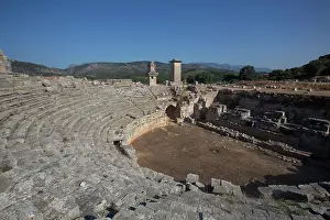 Theater Prints: Roman Theater, Xanthos Archaeological Site, UNESCO, Near Kalkan, Antalya, Turkey