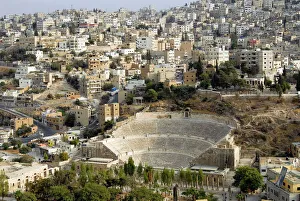 Images Dated 13th October 2007: Roman Theatre, Amman, Jordan, Middle East
