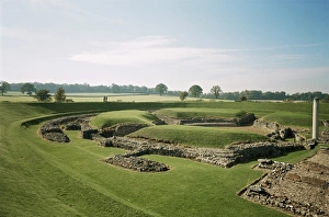 Theatre Prints: Roman theatre, St. Albans, Hertfordshire, England, United Kingdom, Europe