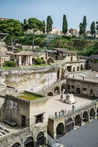 Ancient Rome Prints: Roman town of Herculaneum, UNESCO World Heritage Site, Campania, Italy, Europe