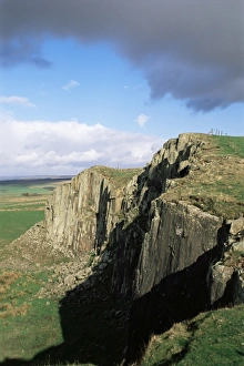 Northumbria Prints: Roman Wall, Wallcrags, Northumbria, England, United Kingdom, Europe