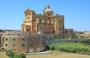 Religious Site Prints: Romanesque architecture of basilica church