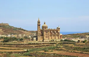Catholic Prints: Romanesque architecture of basilica church