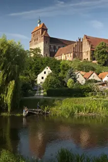 Romanesque St. Mary Cathedral dominates town of Havelberg on the Havel River