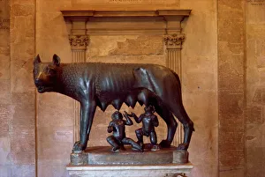 Symbol Prints: Romulus and Remus sculpture