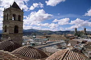 La Paz Prints: Roof top view of Christian Convent of San Francisco