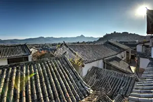Lion Hill Prints: The roofs of Lijiang Old Town, UNESCO World Heritage Site