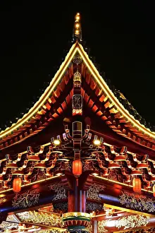 Aesthetic Prints: Roofs of the temple of the Goddess of the Pearl