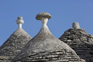 Alberobello Prints: Roofs of traditional trullos (trulli) in Alberobello