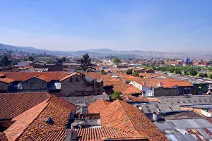 Roof Top Prints: Rooftop city view, Bogota, Colombia, South America