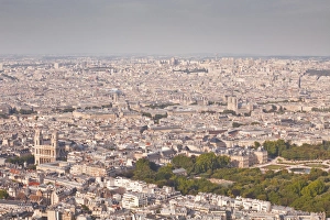 Urban Sprawl Prints: The rooftops of Paris from Tour Montparnasse, Paris, France, Europe