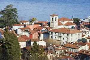 Images Dated 12th January 2010: Rooftops in the town of Stresa, on Lake Maggiore, Italian Lakes, Piedmont, Italy, Europe
