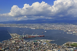 Ropeway view, Hakodate City, Hokkaido Prefecture, Japan, Asia