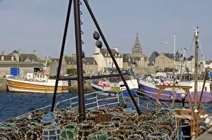 Roscoff Harbour, North Finistere, Brittany, France, Europe