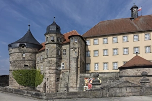 Rosenberg fotress, Kronach, Frankenwald, Bavaria, Germany, Europe