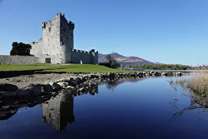 County Prints: Ross Castle on the edge of Lough Leane, Killarney National Park, County Kerry, Ireland